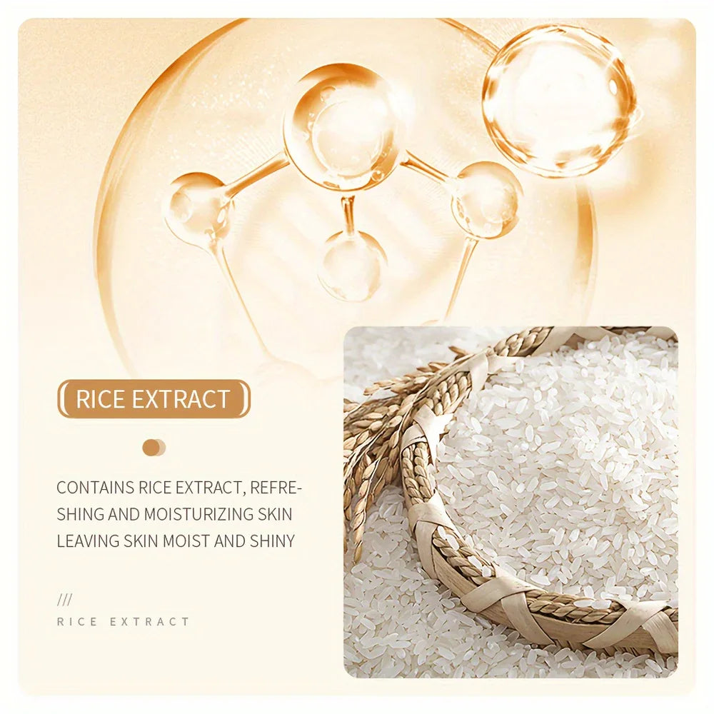 Rice Cream Moisturizer – Hydrating Face Cream with Hyaluronic Acid & Grape Extract