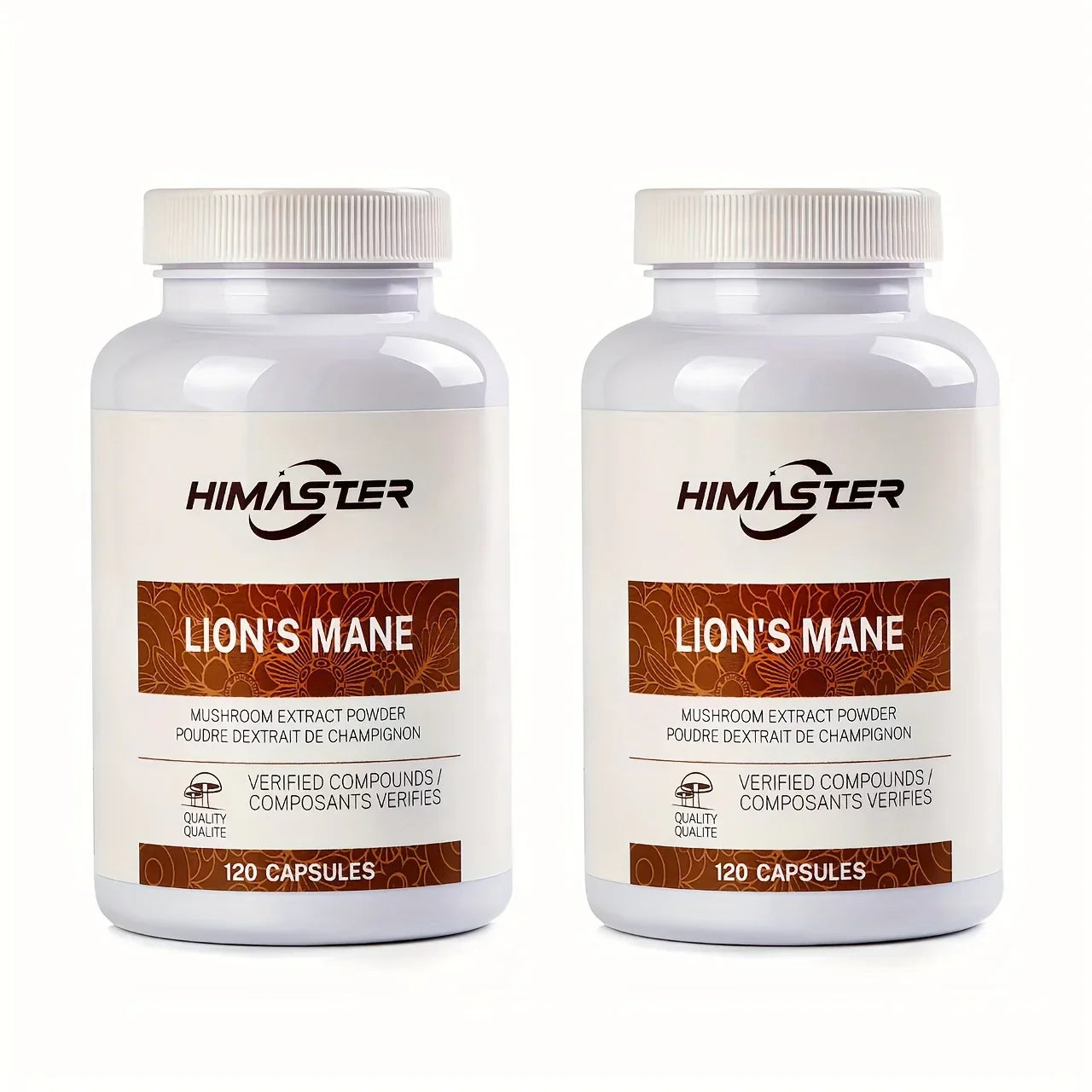 Lion’s Mane Brain Supplement – Cognitive Support Capsules 120 Count