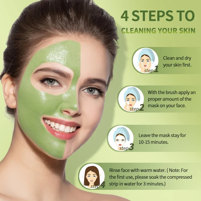 Matcha Mud Mask – Green Tea Mud Mask for Deep Cleansing & Hydration