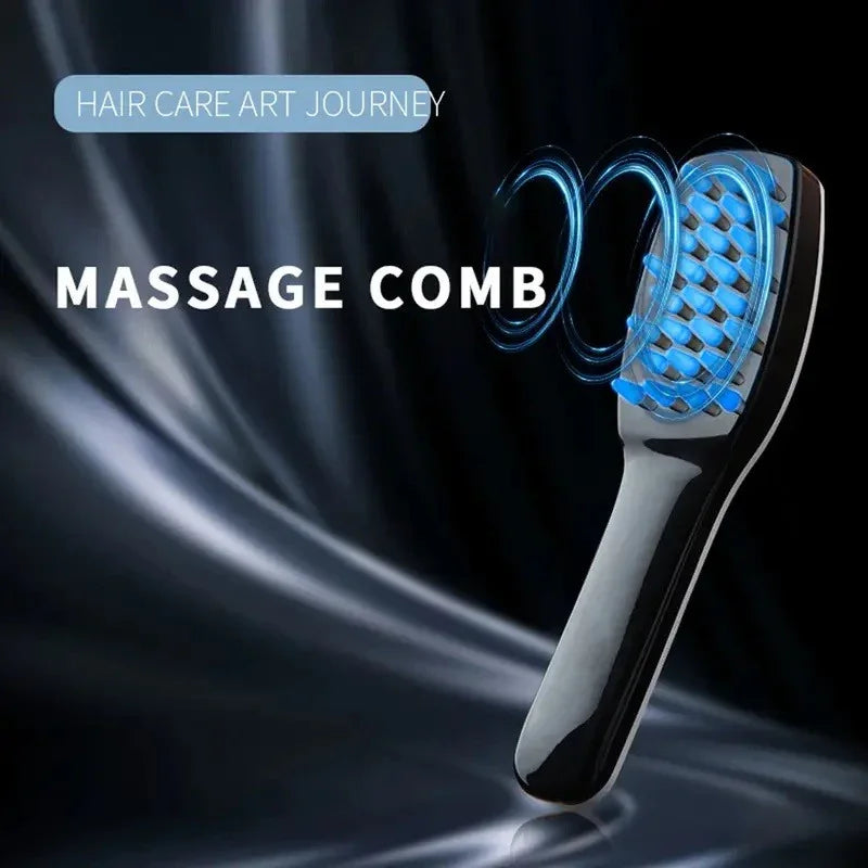 LED Hair Care Massager – 3‑Color USB Scalp Massage Device