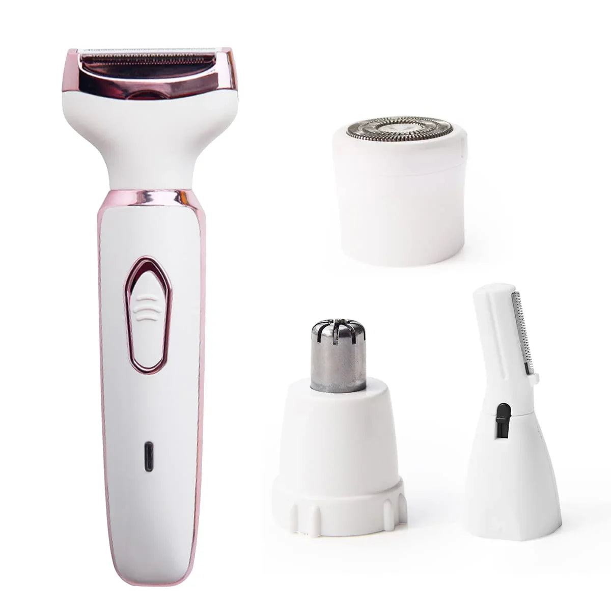 Electric Shaving Kit for Women – SmoothGlide 4-in-1 Wet/Dry Hair Remover