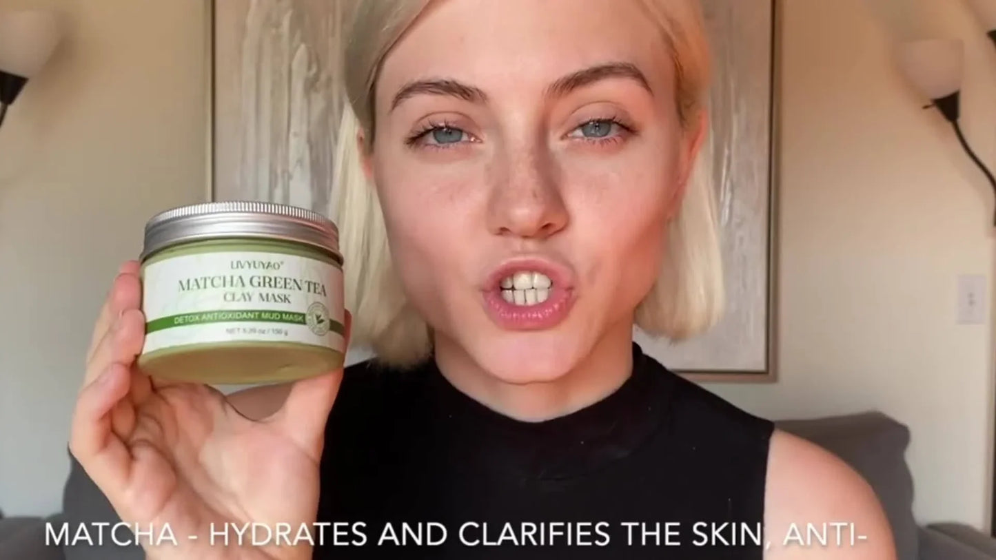 Matcha Mud Mask – Green Tea Mud Mask for Deep Cleansing & Hydration