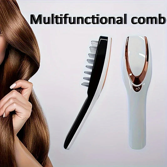 LED Hair Care Massager – 3‑Color USB Scalp Massage Device