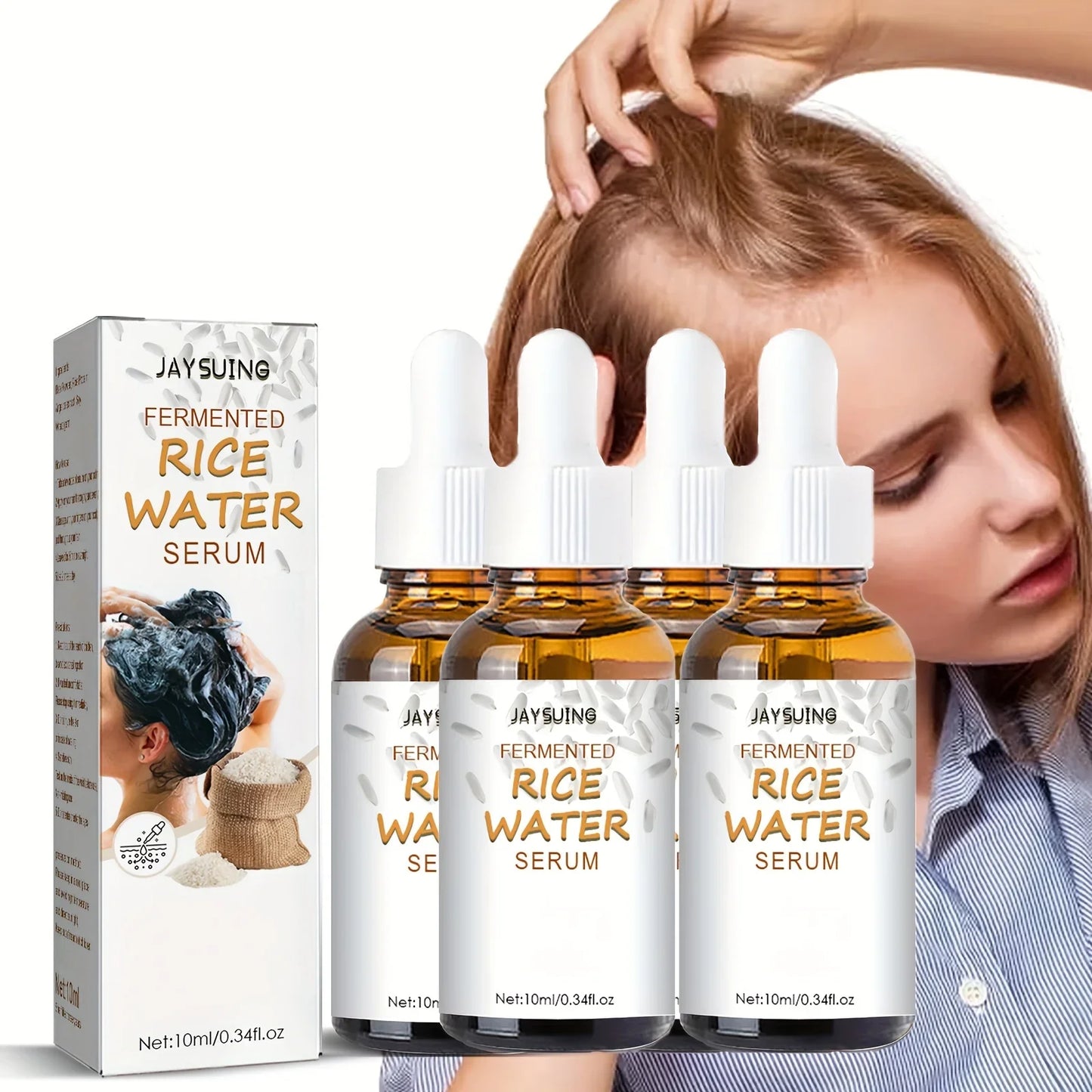 Rice Water Hair Serum – Nourishing Hair Care Solution