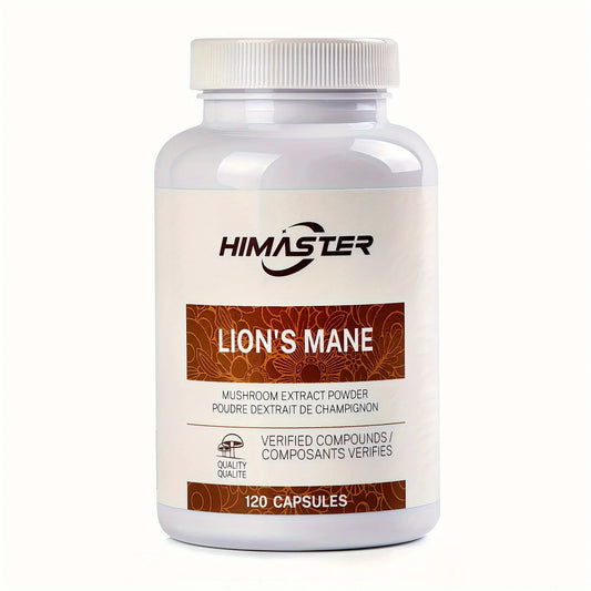 Lion’s Mane Brain Supplement – Cognitive Support Capsules 120 Count