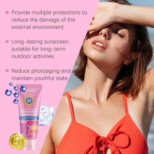 West Month Brightening Cream For Outdoor Moisturizing Protecting Face And Body Skin