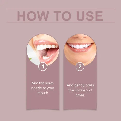 Oralhoe Oral Care Air Fresher Deep Clean Coffee Stain Whitening Teeth Fresh Breath Spray