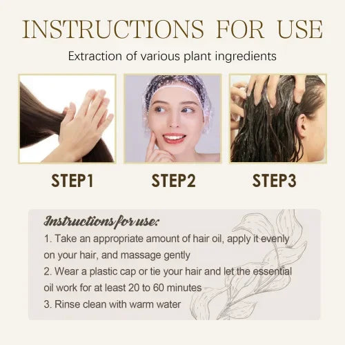 Hoegoa Batana Nourishing Hair Care Oil 120g Smooth Scalp Mask Dry Hair