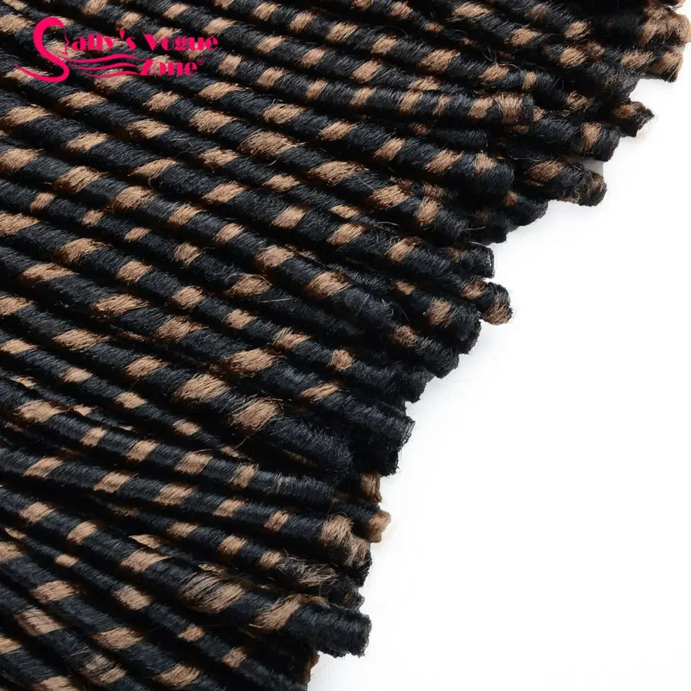 Sallyhair 14inch Synthetic Faux Soft Afro Dreadlock Crochet Braids