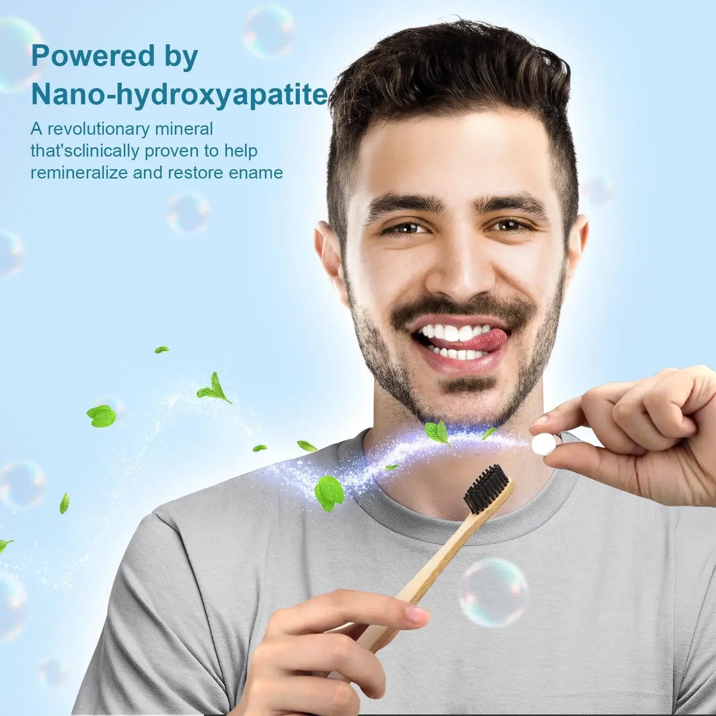 Probiotic Toothpaste Tablet Mouth Wash on the Go Dental Health and Care