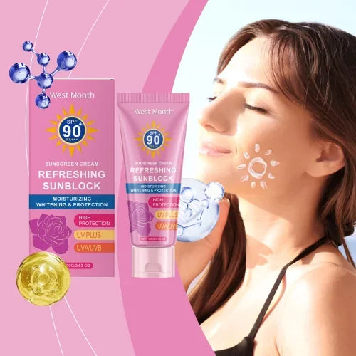 West Month Brightening Cream For Outdoor Moisturizing Protecting Face And Body Skin