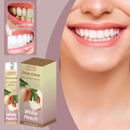 Oralhoe Oral Care Air Fresher Deep Clean Coffee Stain Whitening Teeth Fresh Breath Spray