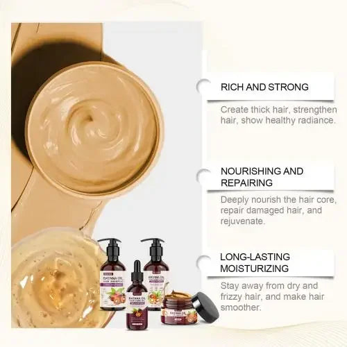 Batana Hair Care Set - Volumizing Treatment for Dry & Damaged Hair