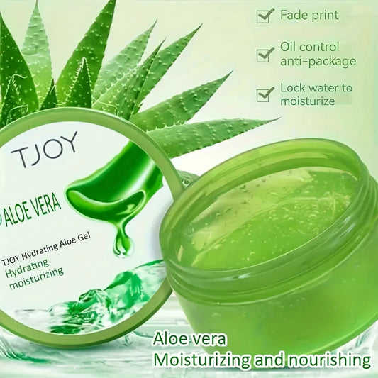 Nature Concentrated Pure Aloe Vera Gel Face Cream Moisturizing Hydrating 200ml After Sun Repair Soothing Gel Face Serum Mask