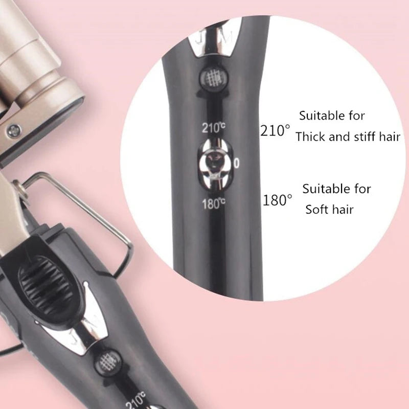 5-tube curler for fast heating and large waves, iron ceramic 3 tube curler suitable for all types of hair