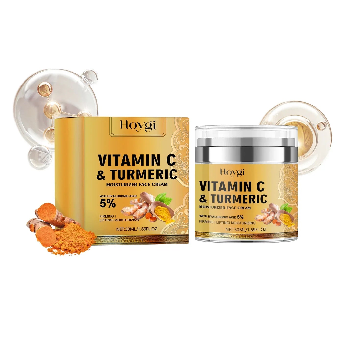 Vitamin C & Turmeric Moisturiser Face Cream