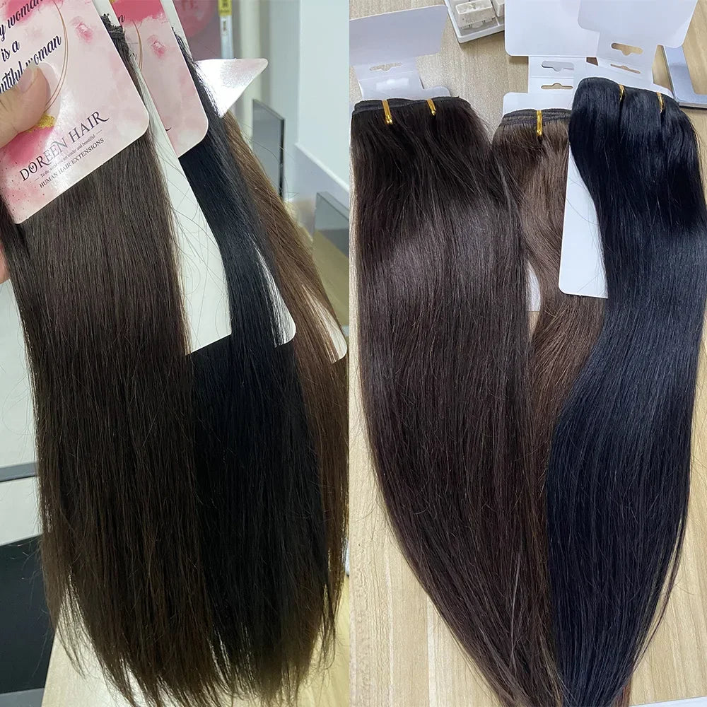 Doreen Full Head Brazilian Machine Remy Clip-In Hair Extensions