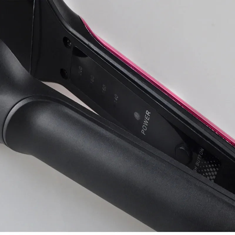 Kemei Electric Hair Comb Straight Clamps Ceramic Tourmaline