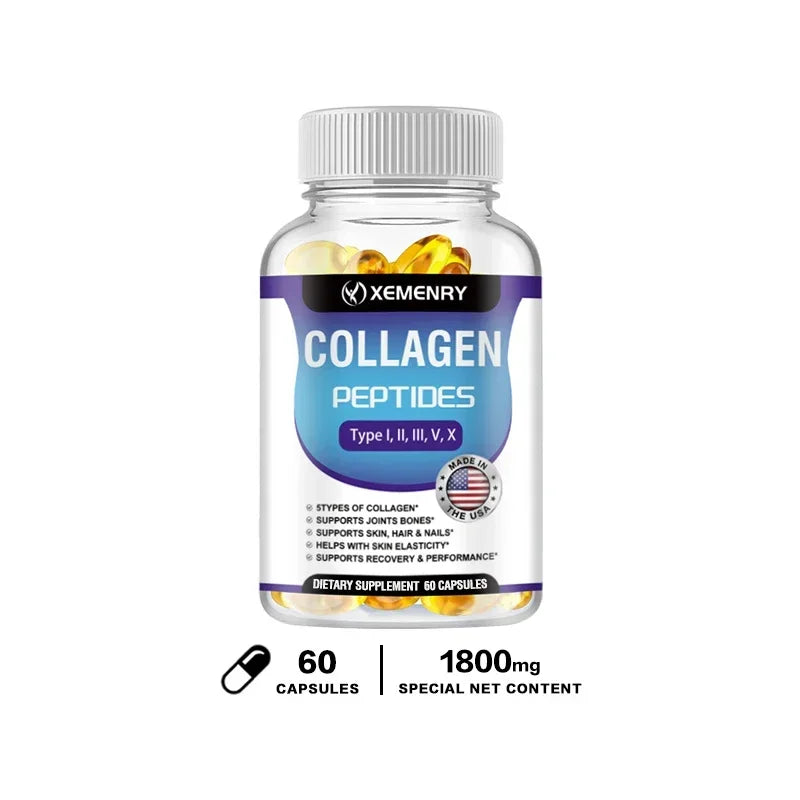 Xemenry Collagen Capsules – Boost Skin, Hair, Joints & Energy Naturally