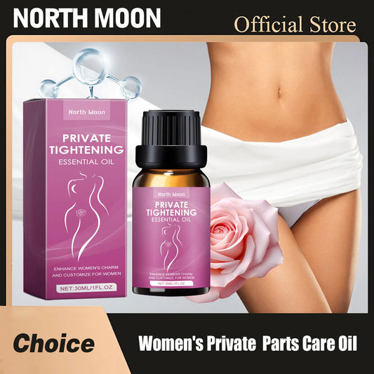 North Moon Rose Private Parts Care Oil Reducing Dirt Brightening Skin Balance Hormones Keep Firming Women Body Moisturizing Oils
