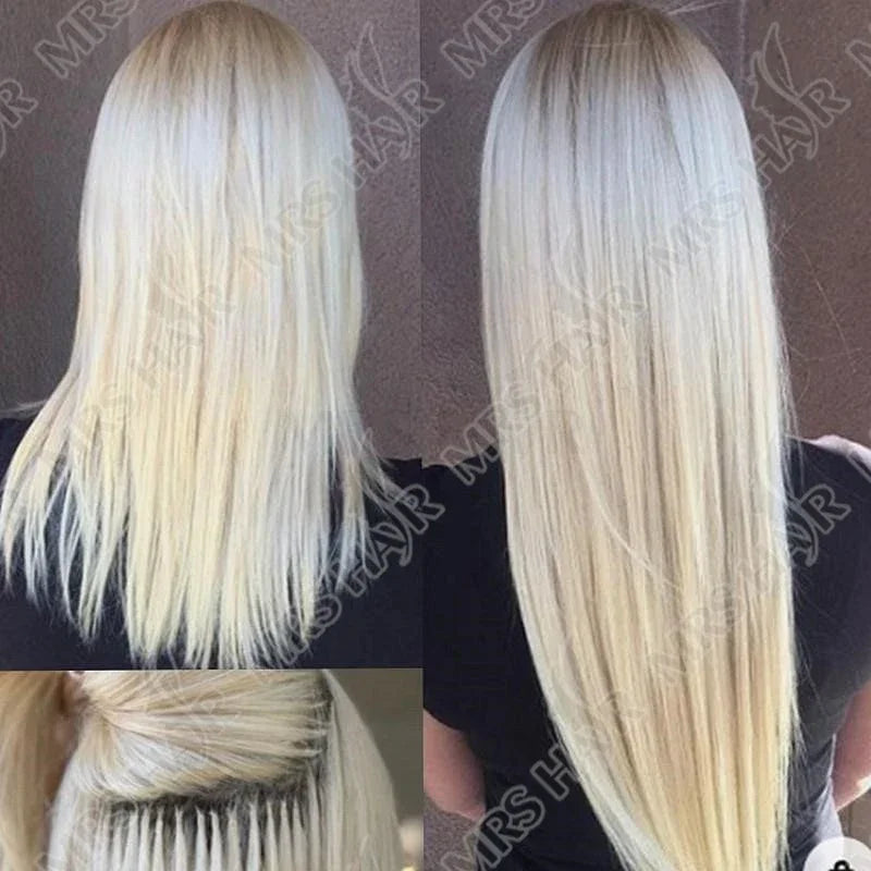 Blonde Natural U Tip Fusion Hair Extensions