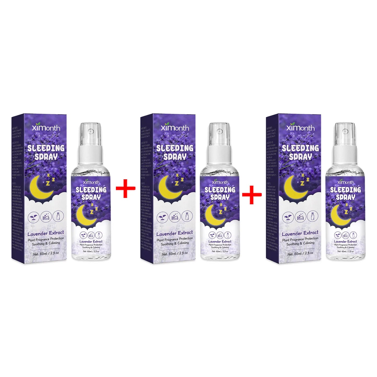 Lavender Sleep Spray Relieve Fatigue Anxiety Help Relaxing Body Aromatherapy Pillow Room Deep Sleep Natural Essential Oil Mist