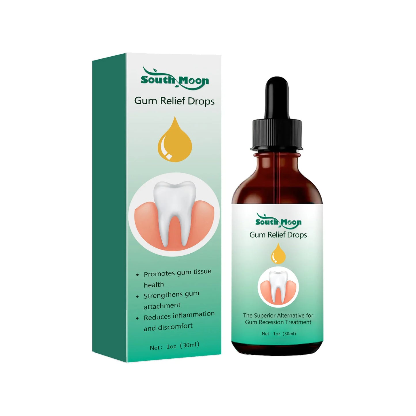 Repair Gum Serum Relieve Receding Gingival Swelling Remove Yellow Plaque Stains Gum Regrowth Relieve Decay Toothache Caries Care