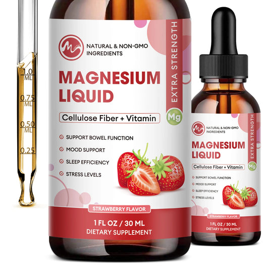 Beworths Magnesium Supplement – Liquid Magnesium for Sleep, Muscle & Bone Health