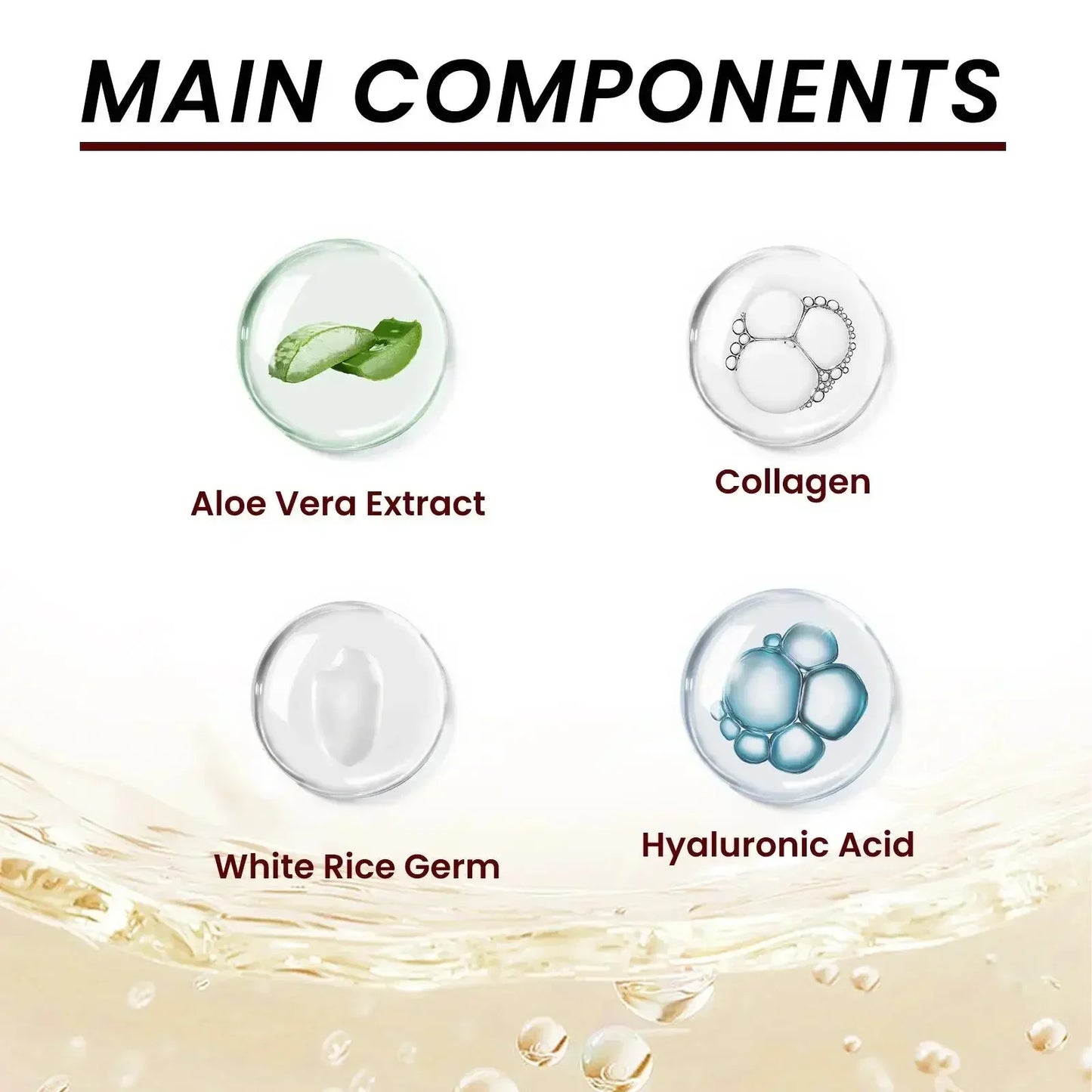 White Rice Whitening Facial Cream 30g Anti-Wrinkle Acne Treatment
