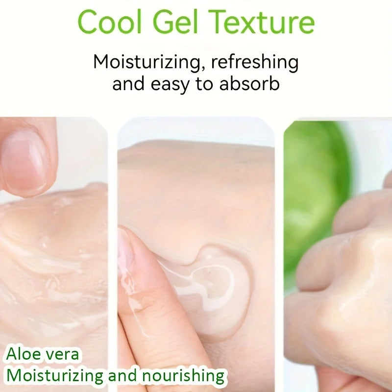 Nature Concentrated Pure Aloe Vera Gel Face Cream Moisturizing Hydrating 200ml After Sun Repair Soothing Gel Face Serum Mask