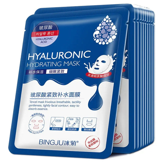 SADOER Hyaluronic Acid Facial Mask – Hydrating, Pore Shrinking & Oil Control