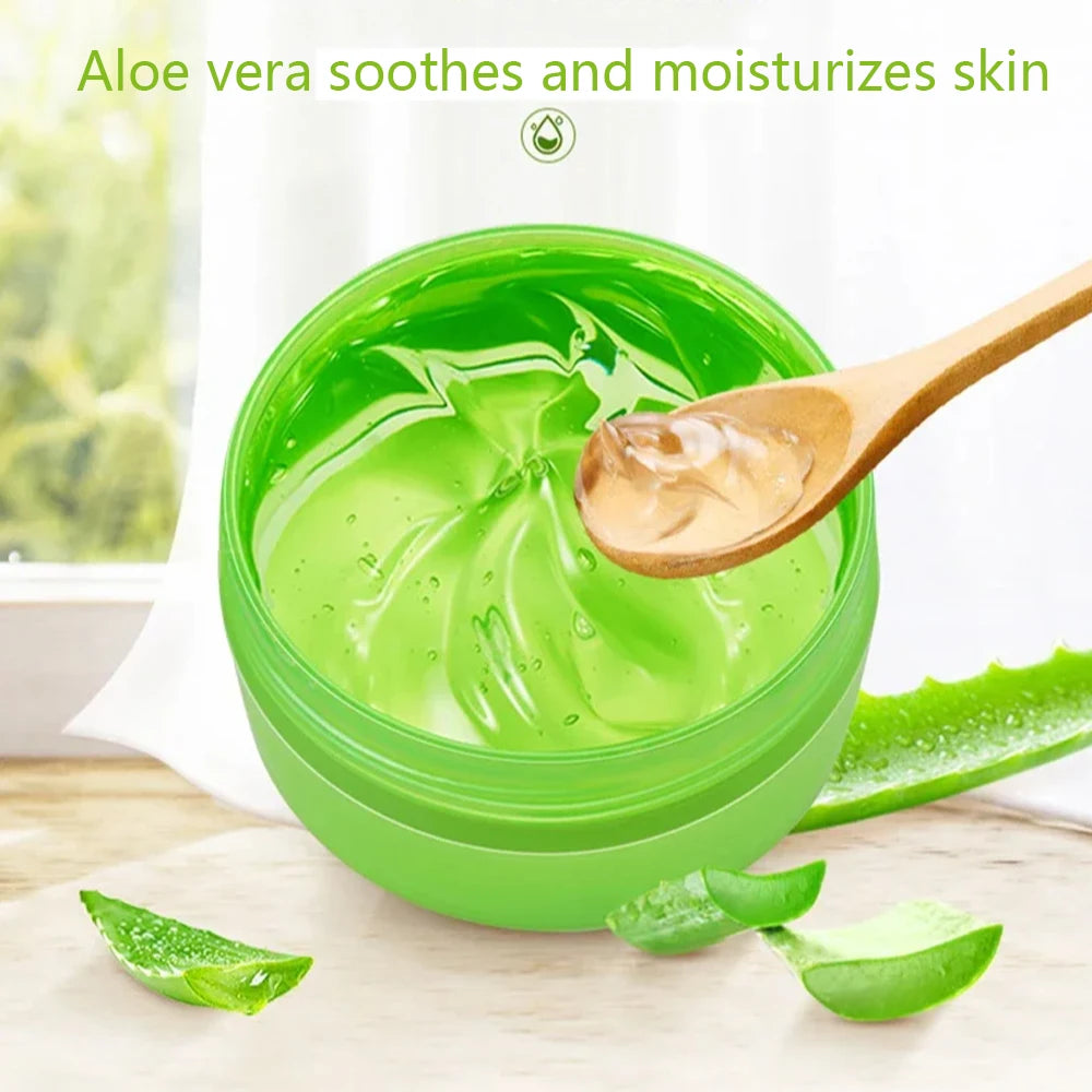 Nature Concentrated Pure Aloe Vera Gel Face Cream Moisturizing Hydrating 200ml After Sun Repair Soothing Gel Face Serum Mask