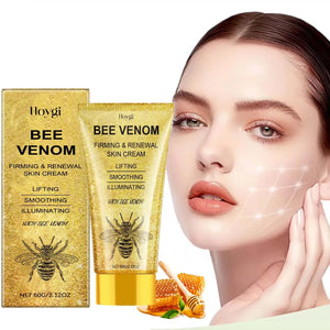 Bee Venom Face Cream Firming Lifting Fade Fine Line Improve Sagging Skin Smoothing Brightening Nourishing Facial Skin Care