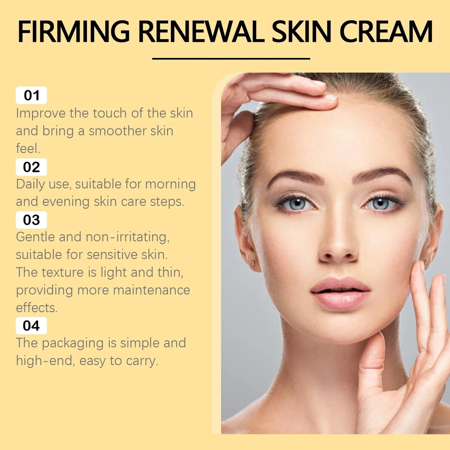 Bee Venom Face Cream Firming Lifting Fade Fine Line Improve Sagging Skin Smoothing Brightening Nourishing Facial Skin Care