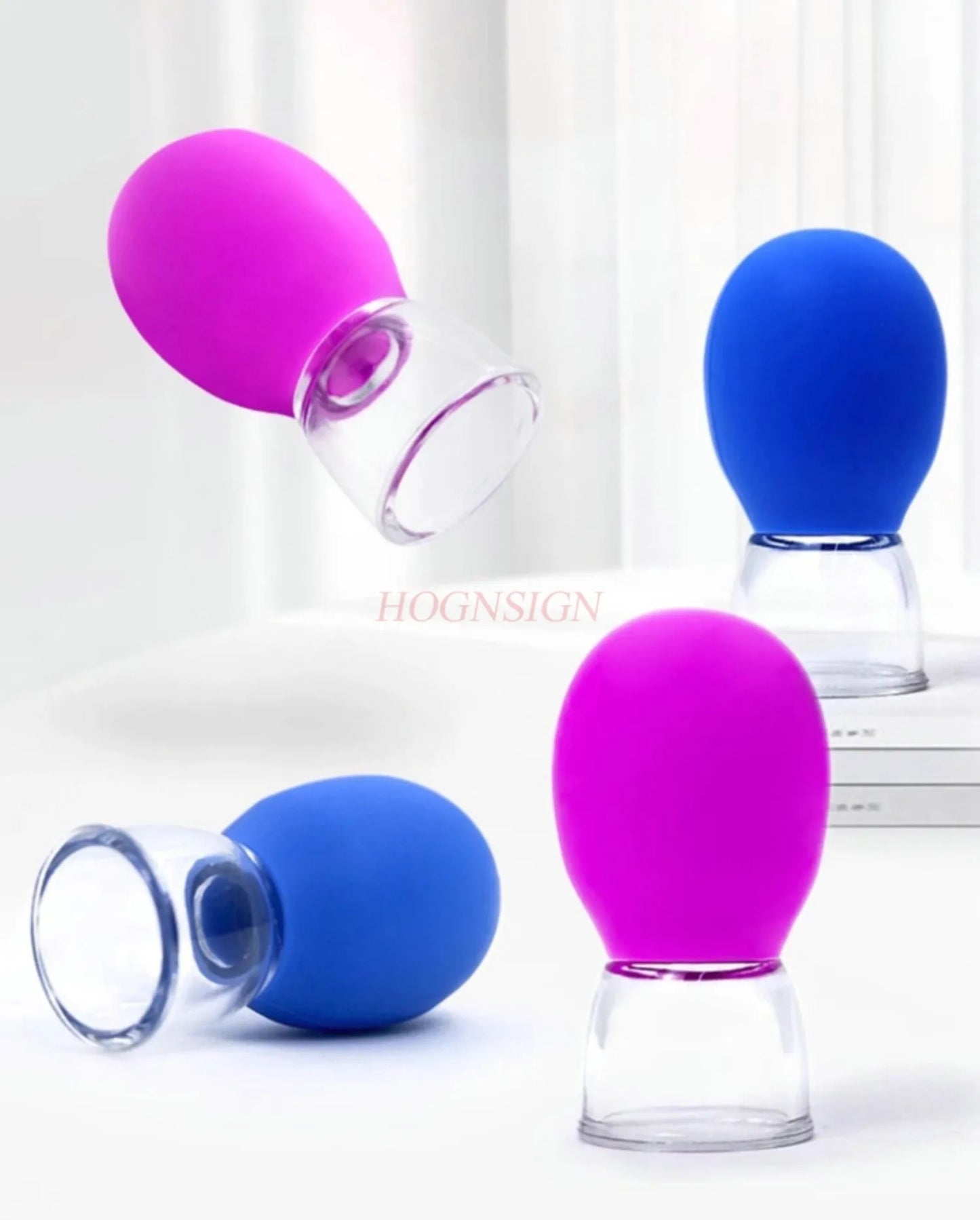 8pcs Facial cupping device lifts facial muscles, lifts cupping massage, silicone vacuum cup scraping