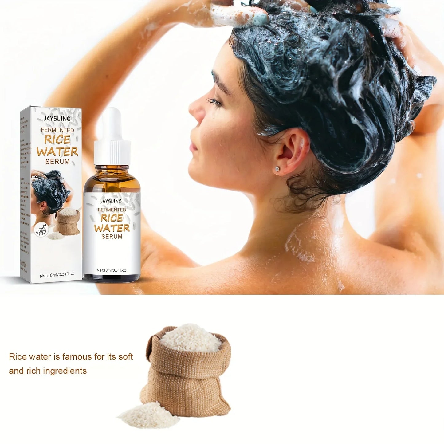 Rice Water Hair Serum – Nourishing Hair Care Solution