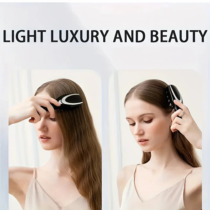 LED Hair Care Massager – 3‑Color USB Scalp Massage Device