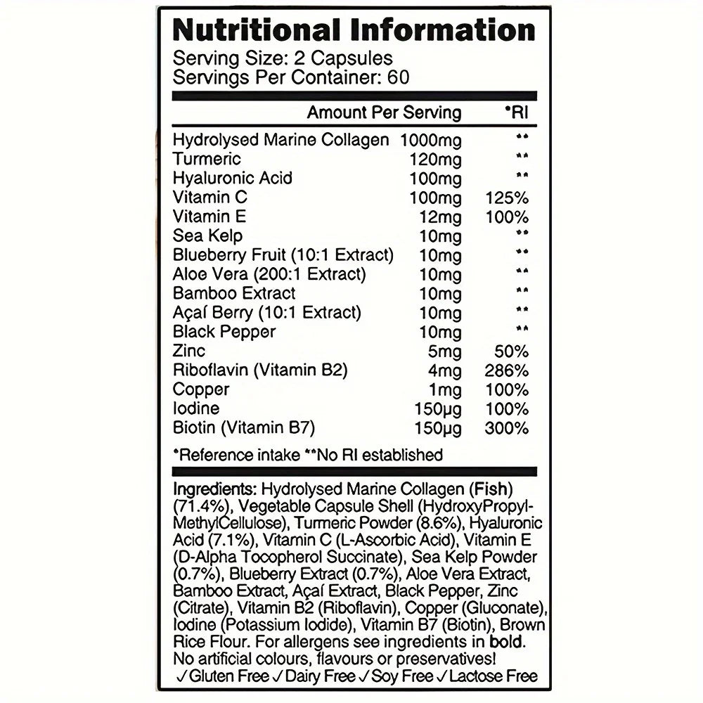 Marine Collagen Complex 120 Capsules