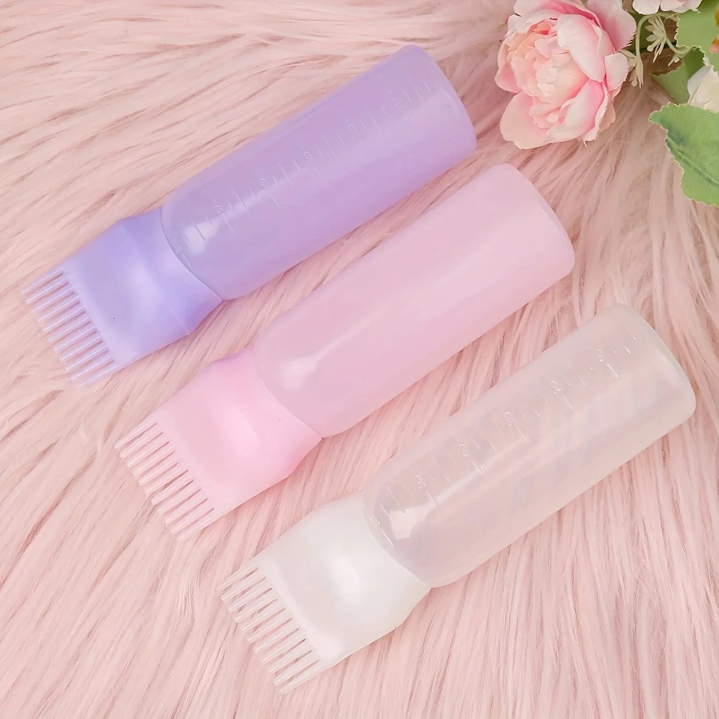 Root Comb Applicator Bottle for Hair