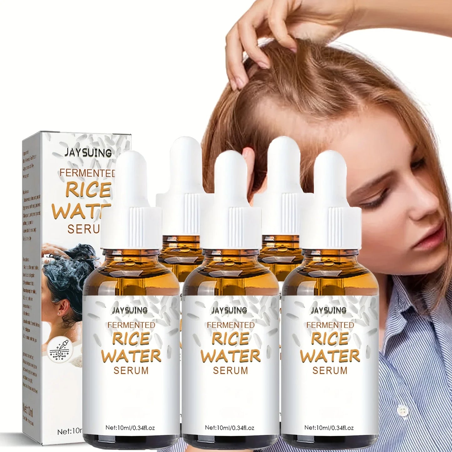 Rice Water Hair Serum – Nourishing Hair Care Solution