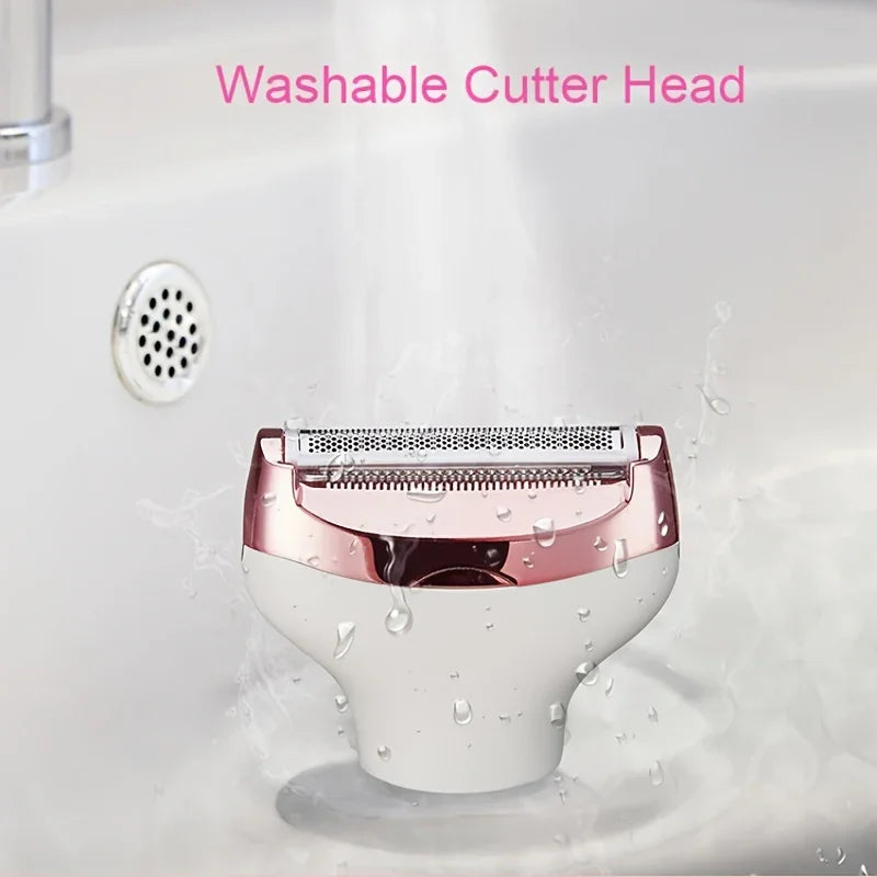 Electric Shaving Kit for Women – SmoothGlide 4-in-1 Wet/Dry Hair Remover