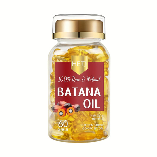 Batana Oil Capsules – Cold-Pressed Hair Repair Formula
