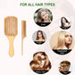 Bamboo Hair Brush Set – 6pc Eco Hair Care Kit for All Hair Types