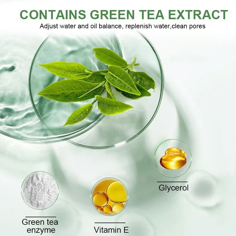 Green Tea Mask Stick for Blackheads & Oil Control – Solid Acne Treatment for All Skin Types