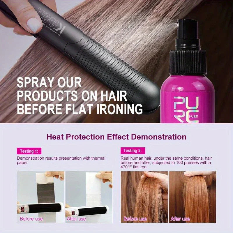 Argan Oil Heat Shield Spray – Anti-Frizz & 240°C Protection