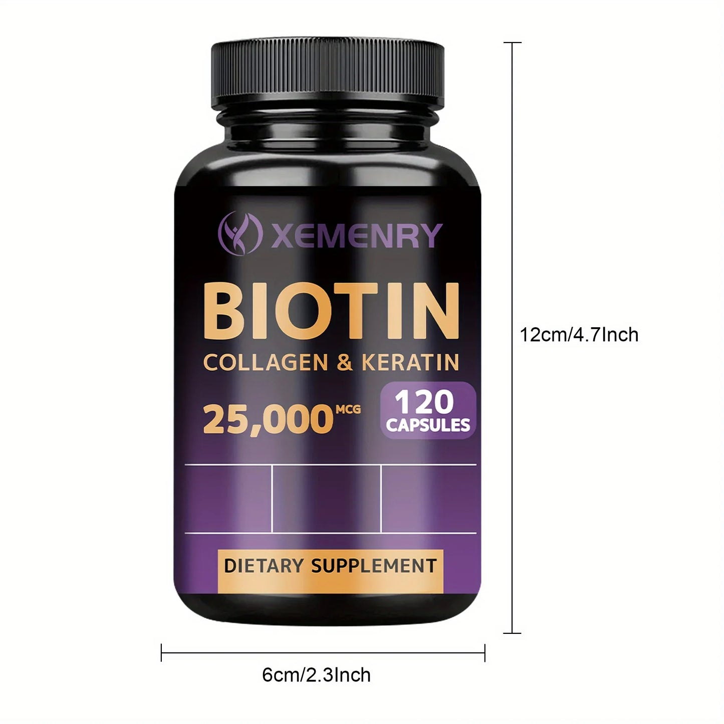 Biotin Collagen – Hair Skin Nail Support Capsules