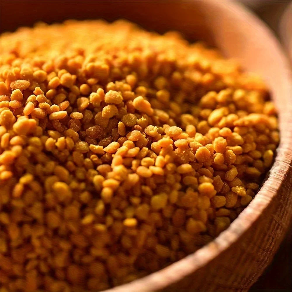 Hypoallergenic Pure Bee Pollen 3.52oz Natural Granules Rich in Amino Acids & Vitamins for Allergy Relief Enhanced Immunity Ideal for Juices Smoothies Latex-Free