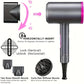 Professional Hair Dryer With Diffuser Ionic Conditioning - Powerful, Fast Hairdryer Blow Dryer, AC Motor Heat Hot And Cold Wind Constant Temperature Hair Care Without Damaging Hair