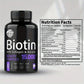 Collagen Keratin Supplement – Hair, Skin & Nail Vitamins – 60 Count Biotin Nutritional Support