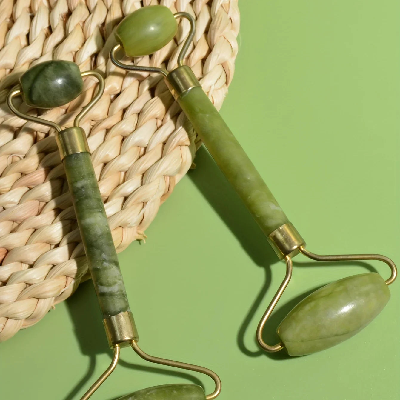 Jade Roller Set – Gua Sha and Face Massager for Natural Beauty & Glow